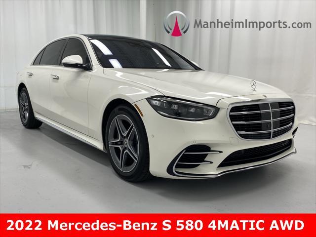 used 2022 Mercedes-Benz S-Class car, priced at $73,999