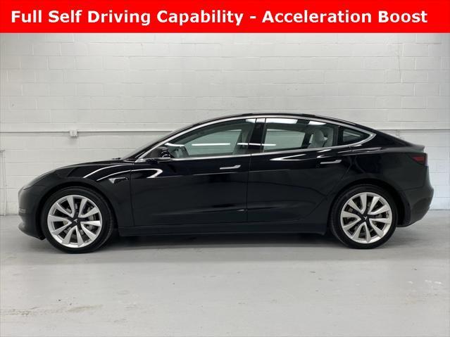 used 2018 Tesla Model 3 car, priced at $22,999