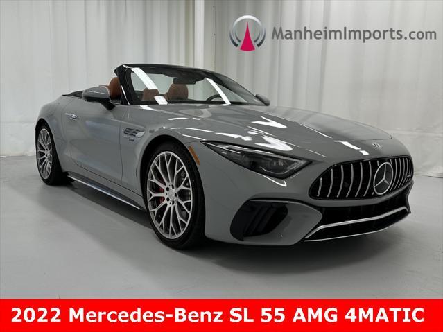 used 2022 Mercedes-Benz AMG SL 55 car, priced at $99,988
