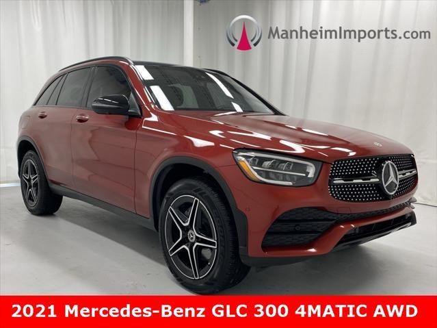 used 2021 Mercedes-Benz GLC 300 car, priced at $29,876