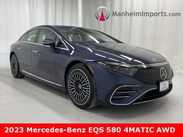 used 2023 Mercedes-Benz EQS 580 car, priced at $67,977