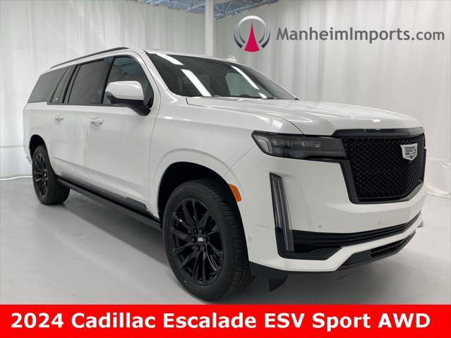 used 2024 Cadillac Escalade ESV car, priced at $103,999