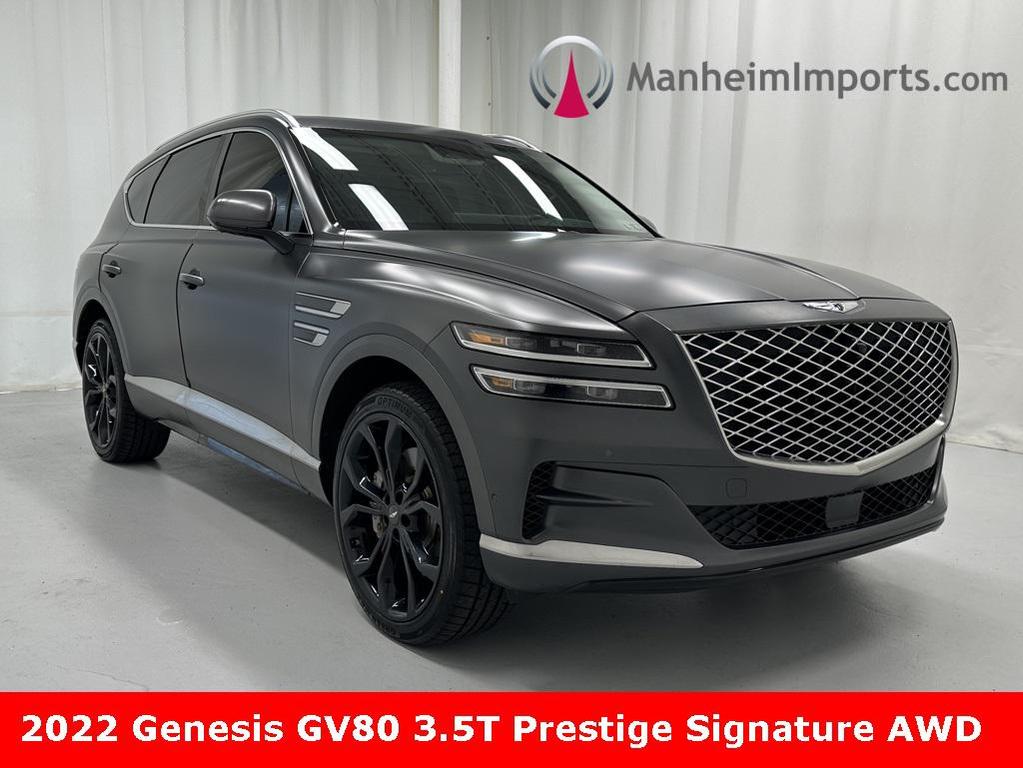 used 2022 Genesis GV80 car, priced at $48,999