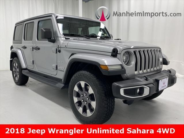 used 2018 Jeep Wrangler Unlimited car, priced at $25,999