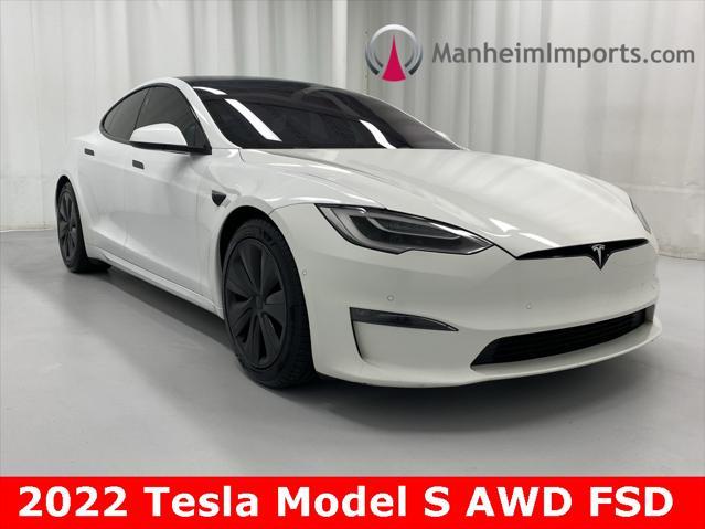 used 2022 Tesla Model S car, priced at $38,999