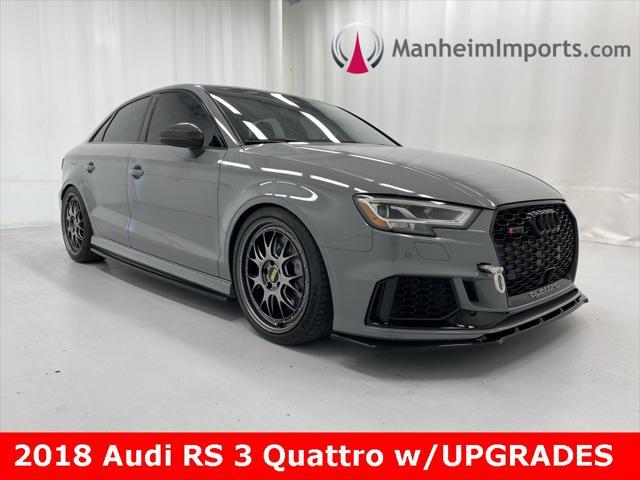 used 2018 Audi RS 3 car, priced at $48,999