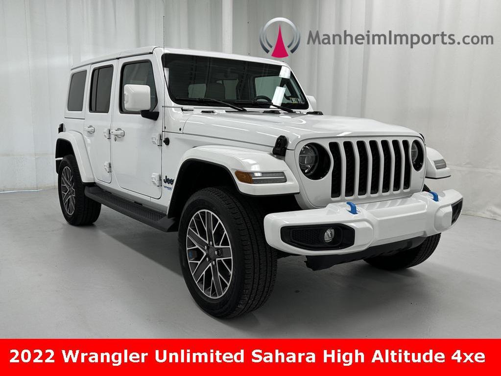 used 2022 Jeep Wrangler Unlimited 4xe car, priced at $37,899