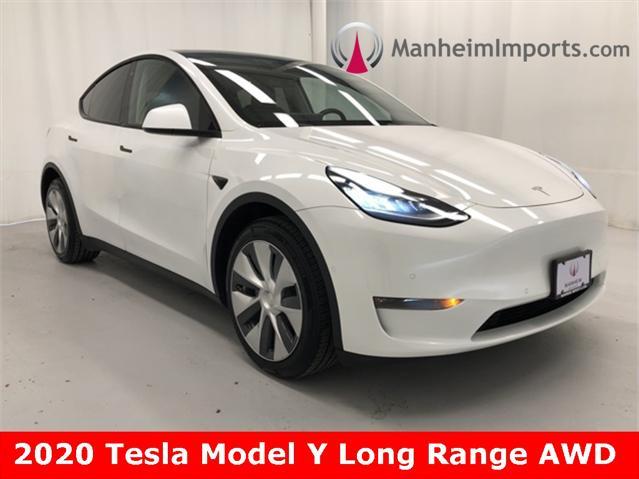 used 2020 Tesla Model Y car, priced at $27,491