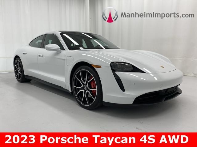 used 2023 Porsche Taycan car, priced at $76,689