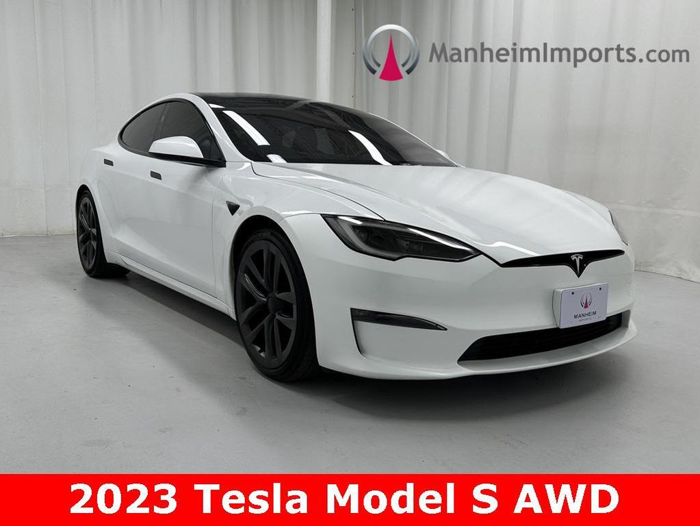 used 2023 Tesla Model S car, priced at $46,879