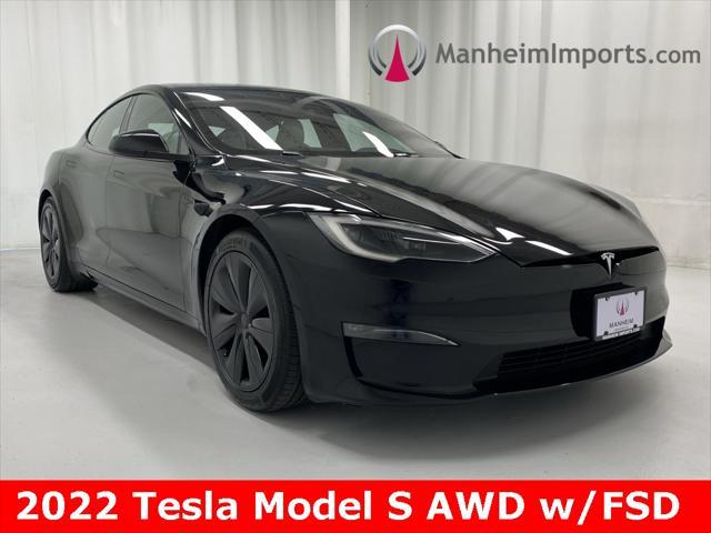used 2022 Tesla Model S car, priced at $42,998