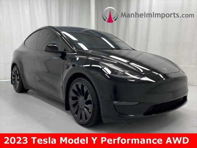 used 2023 Tesla Model Y car, priced at $34,999