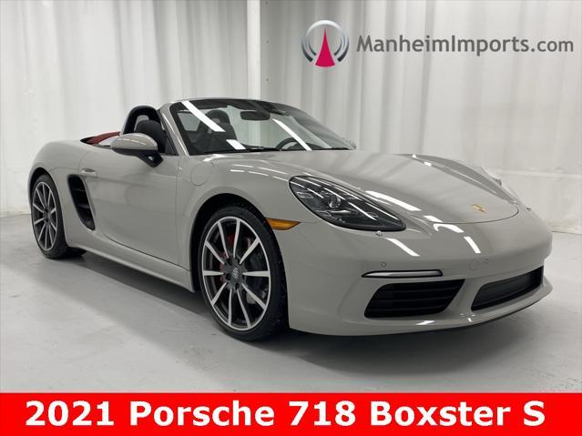 used 2021 Porsche 718 Boxster car, priced at $74,897