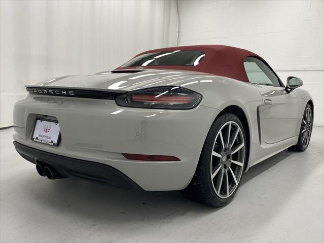 used 2021 Porsche 718 Boxster car, priced at $74,897