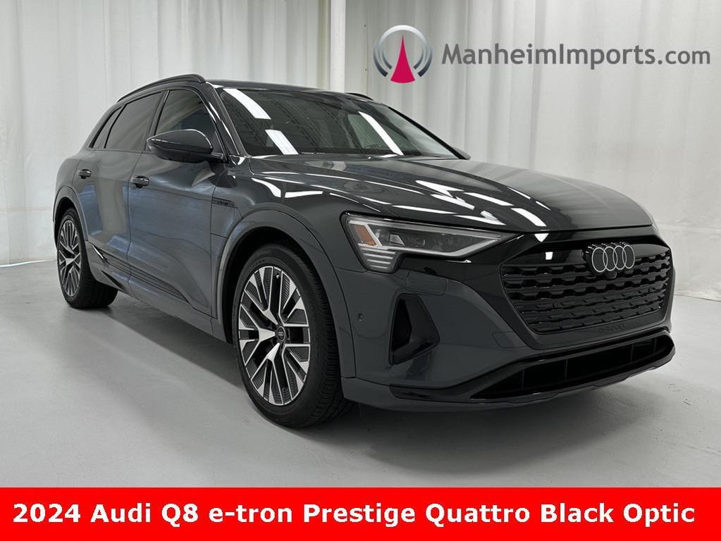 used 2024 Audi Q8 e-tron car, priced at $51,999