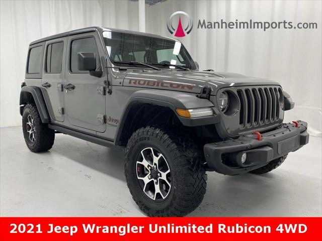 used 2021 Jeep Wrangler Unlimited car, priced at $37,991