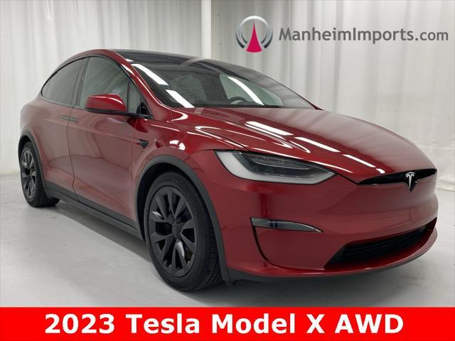 used 2023 Tesla Model X car, priced at $59,688