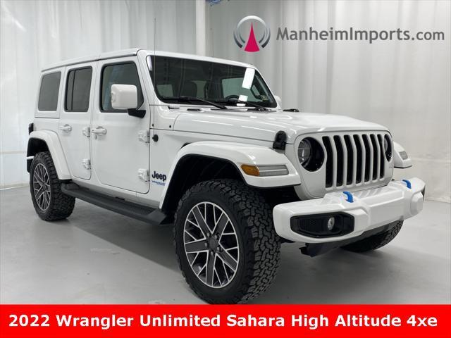 used 2022 Jeep Wrangler Unlimited 4xe car, priced at $35,448