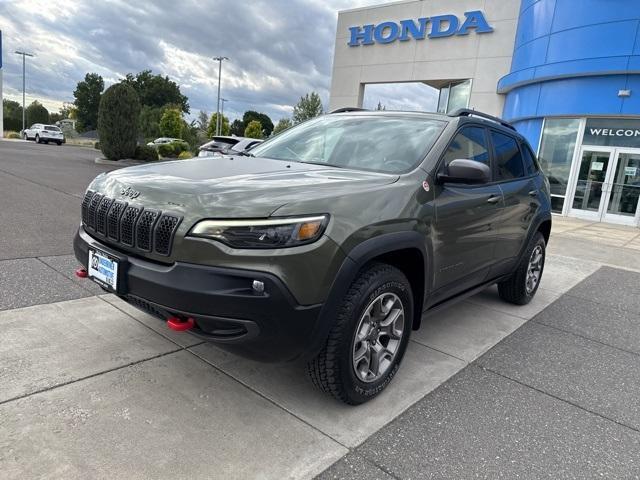 used 2021 Jeep Cherokee car, priced at $23,881