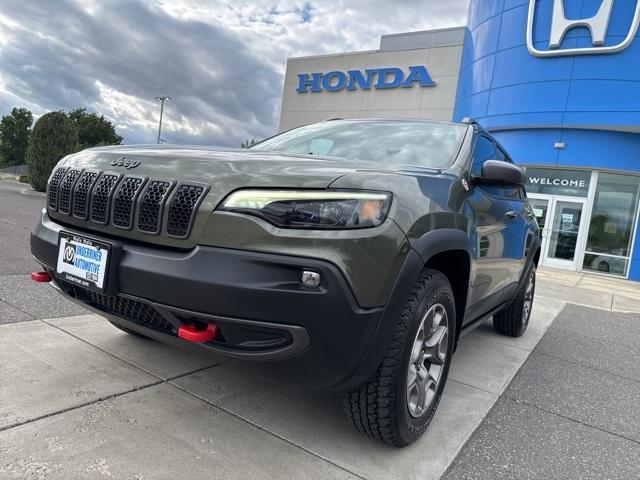 used 2021 Jeep Cherokee car, priced at $23,881
