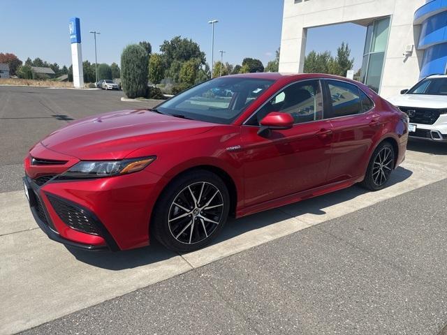 used 2021 Toyota Camry Hybrid car, priced at $22,990
