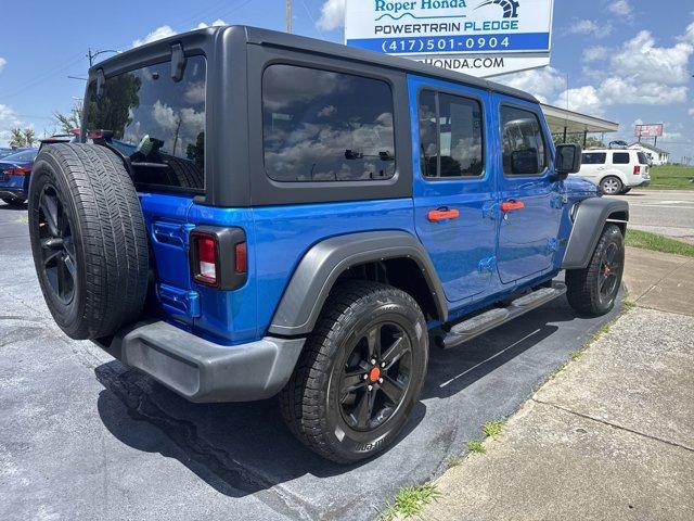 used 2022 Jeep Wrangler Unlimited car, priced at $30,480