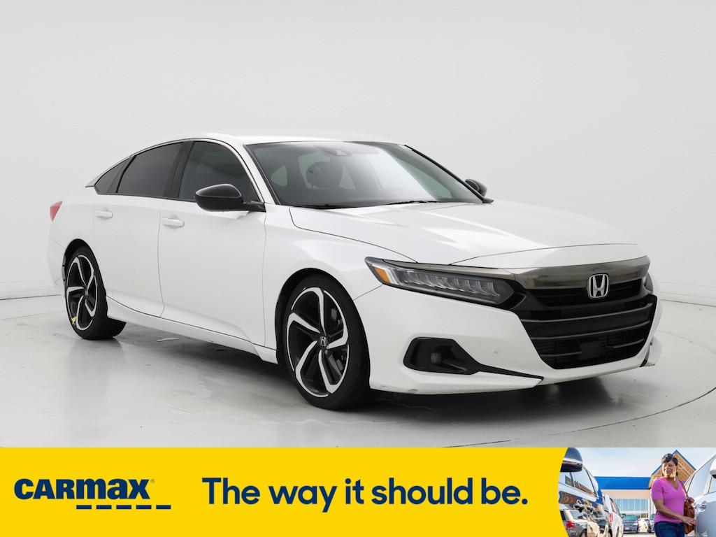 used 2021 Honda Accord car, priced at $20,998