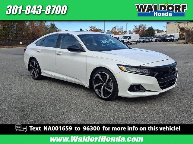 used 2022 Honda Accord car, priced at $27,498