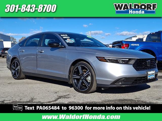 used 2023 Honda Accord Hybrid car, priced at $27,998