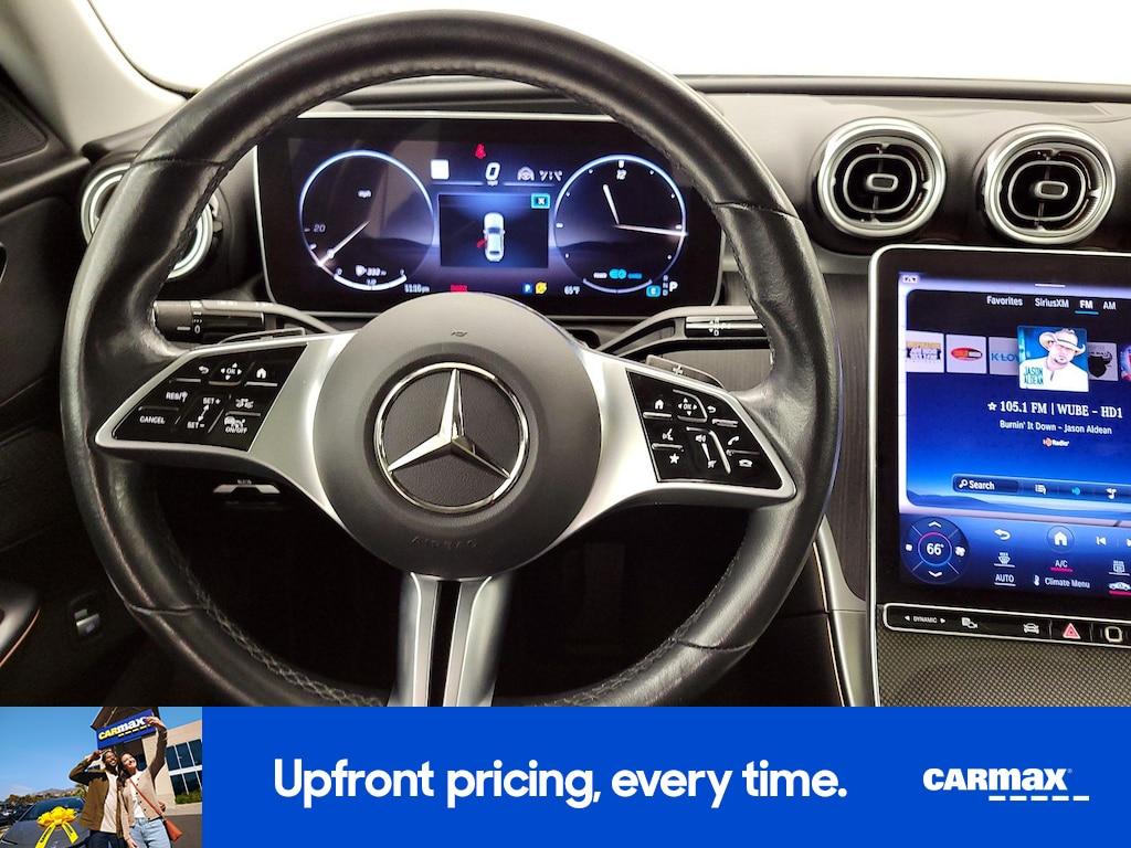 used 2022 Mercedes-Benz C-Class car, priced at $33,998