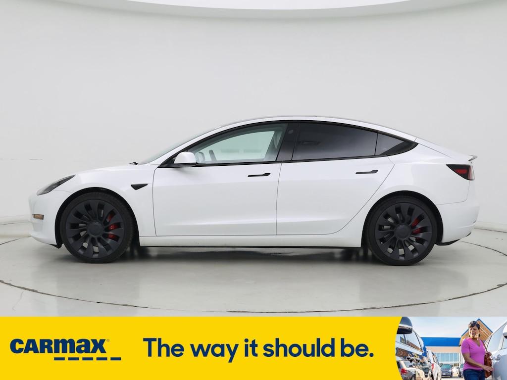 used 2023 Tesla Model 3 car, priced at $33,998