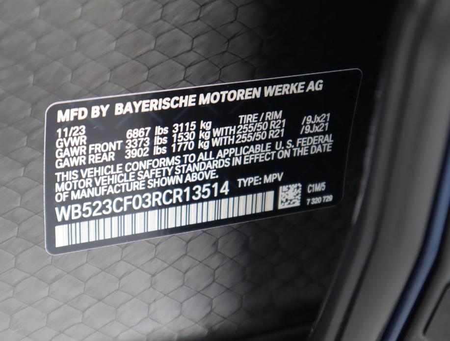 new 2024 BMW iX car, priced at $92,990