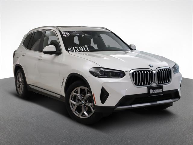 used 2022 BMW X3 car, priced at $31,411