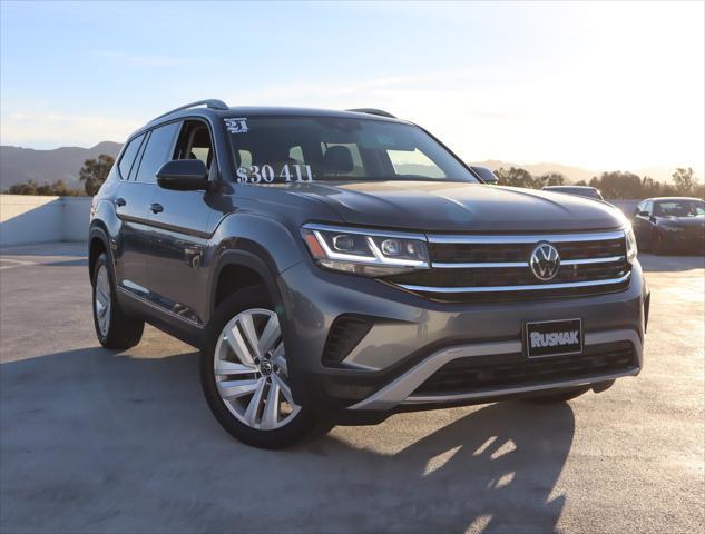 used 2021 Volkswagen Atlas car, priced at $29,411