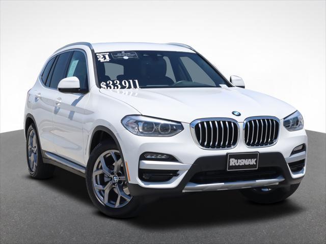 used 2021 BMW X3 car, priced at $29,411