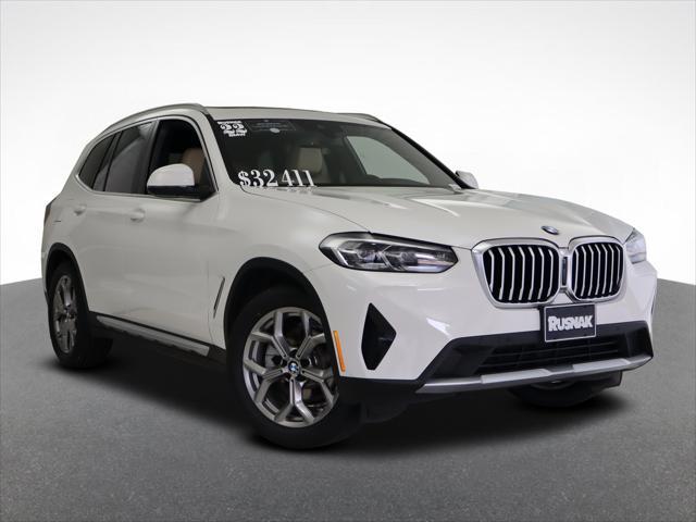 used 2022 BMW X3 car, priced at $31,911