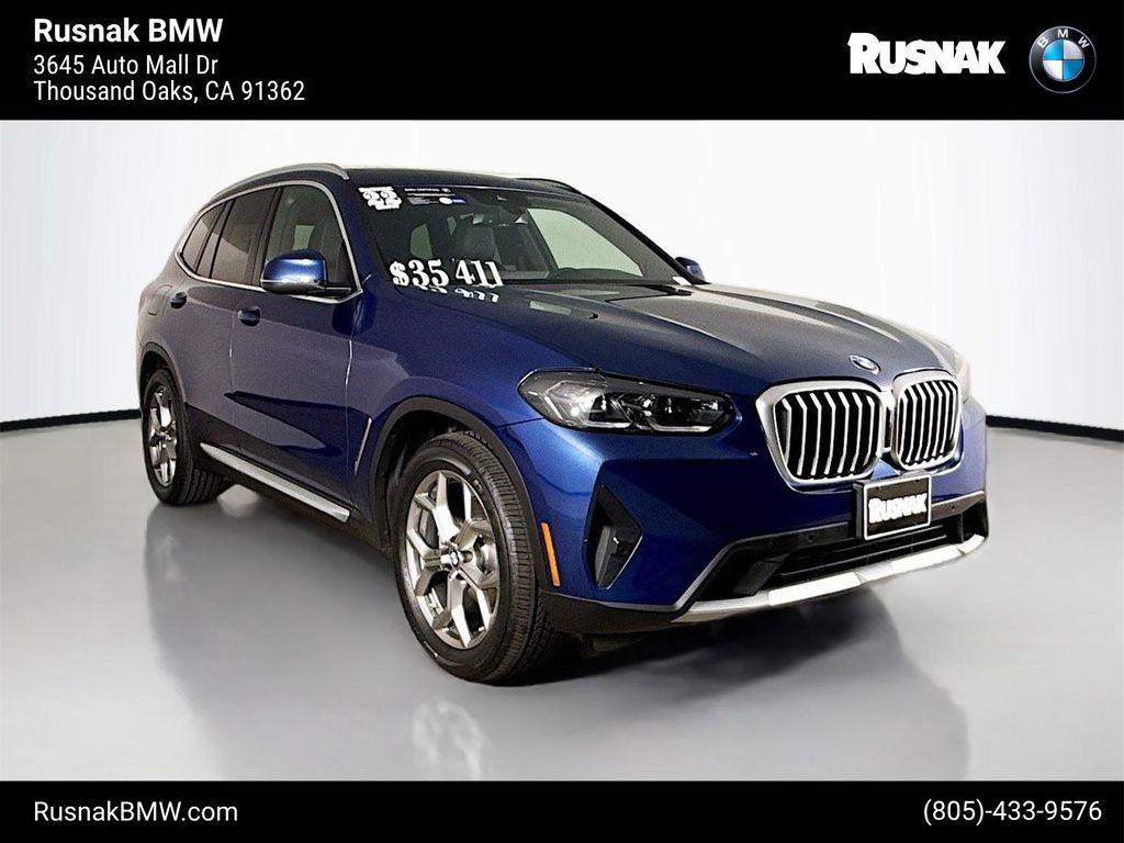 used 2022 BMW X3 car, priced at $33,411