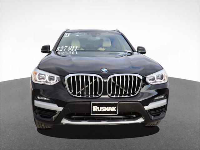 used 2021 BMW X3 car, priced at $25,911