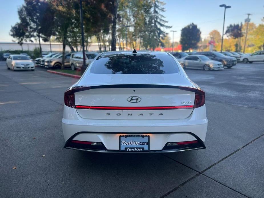 used 2022 Hyundai Sonata Hybrid car, priced at $18,999