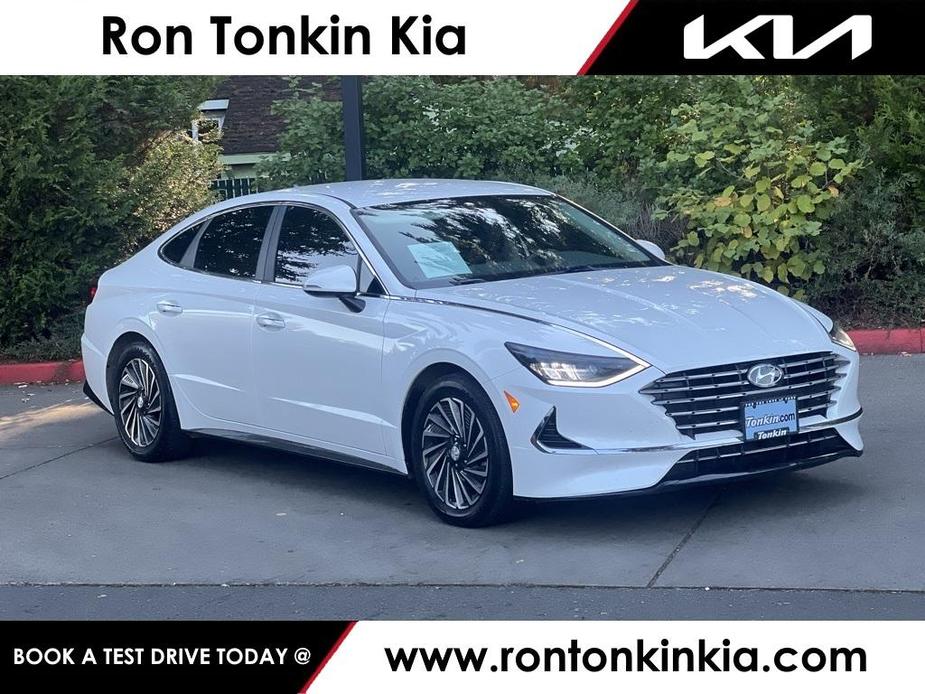 used 2022 Hyundai Sonata Hybrid car, priced at $18,999