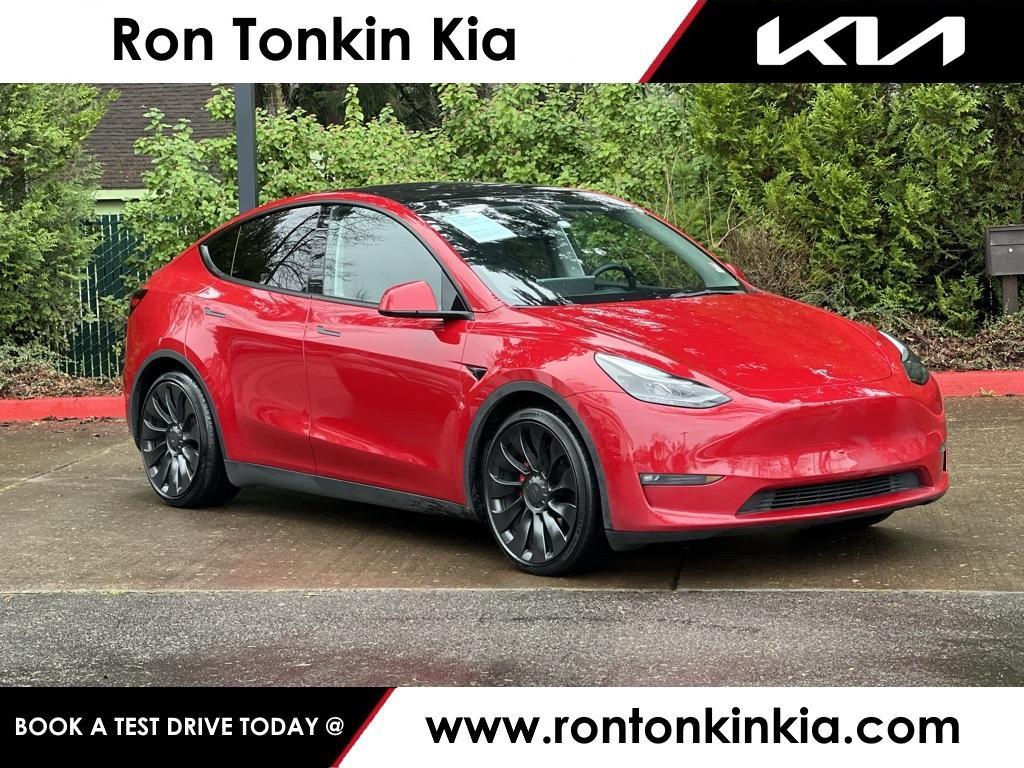 used 2022 Tesla Model Y car, priced at $34,999