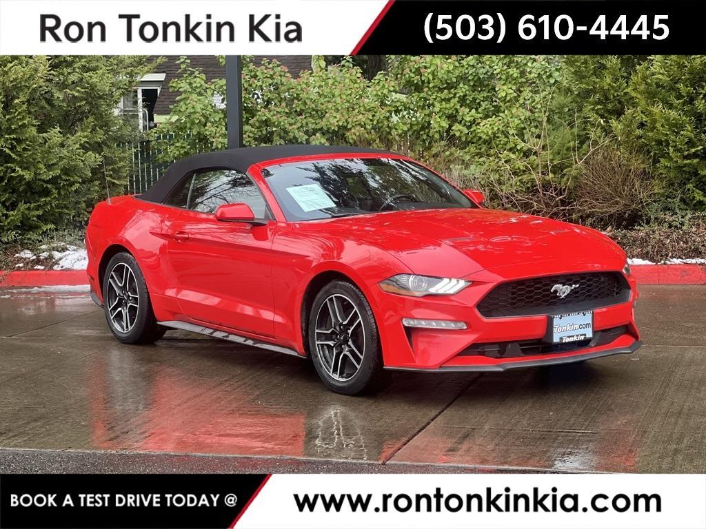 used 2022 Ford Mustang car, priced at $19,927