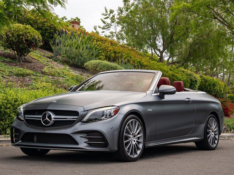 used 2021 Mercedes-Benz AMG C 43 car, priced at $49,985