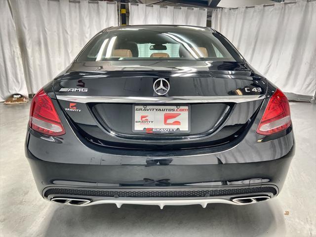 used 2018 Mercedes-Benz AMG C 43 car, priced at $26,999