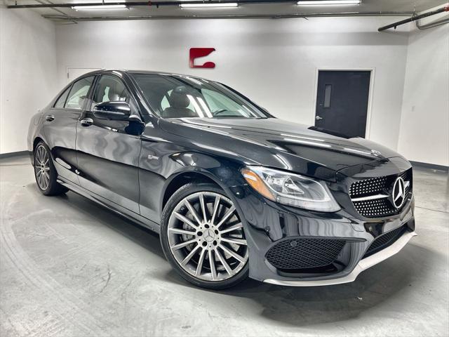 used 2018 Mercedes-Benz AMG C 43 car, priced at $26,999