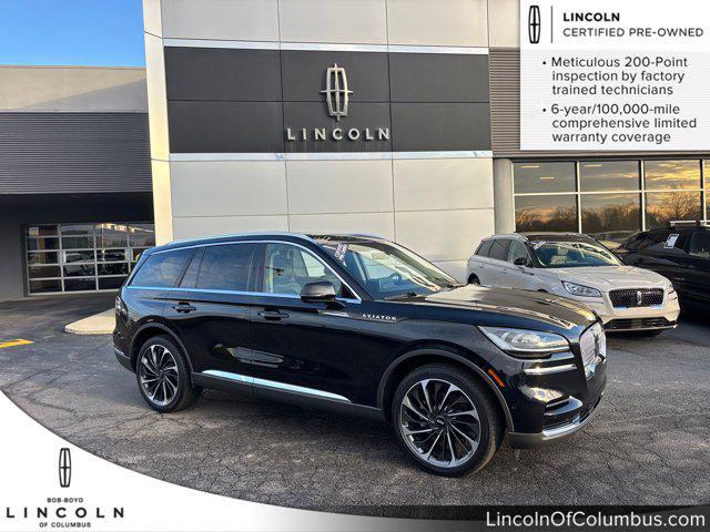 used 2022 Lincoln Aviator car, priced at $48,985