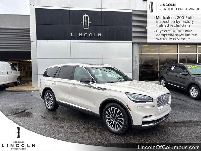 used 2022 Lincoln Aviator car, priced at $44,985