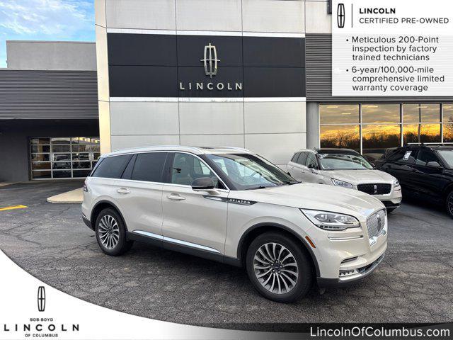 used 2022 Lincoln Aviator car, priced at $51,985