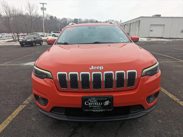 used 2021 Jeep Cherokee car, priced at $19,800