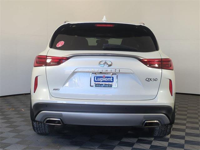 used 2021 INFINITI QX50 car, priced at $32,884